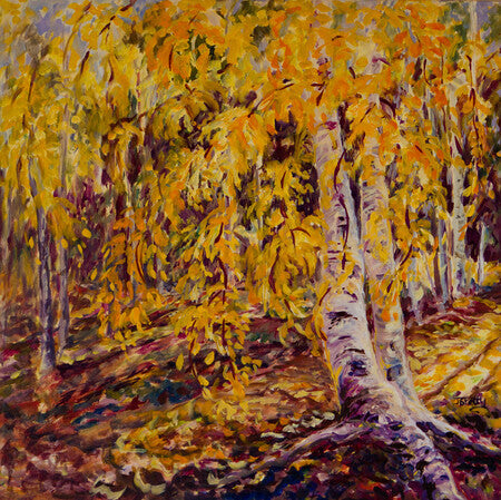 landscape, oil on canvas, hokkaido, japan