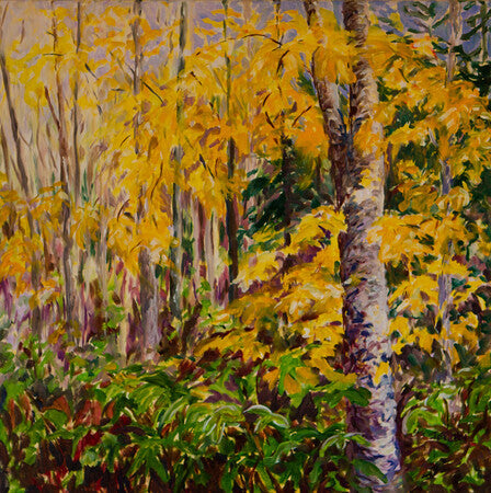 landscape, oil on canvas, hokkaido, japan