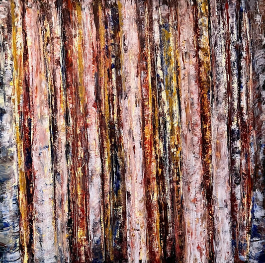 Cold wax, canadian artist, colours of history