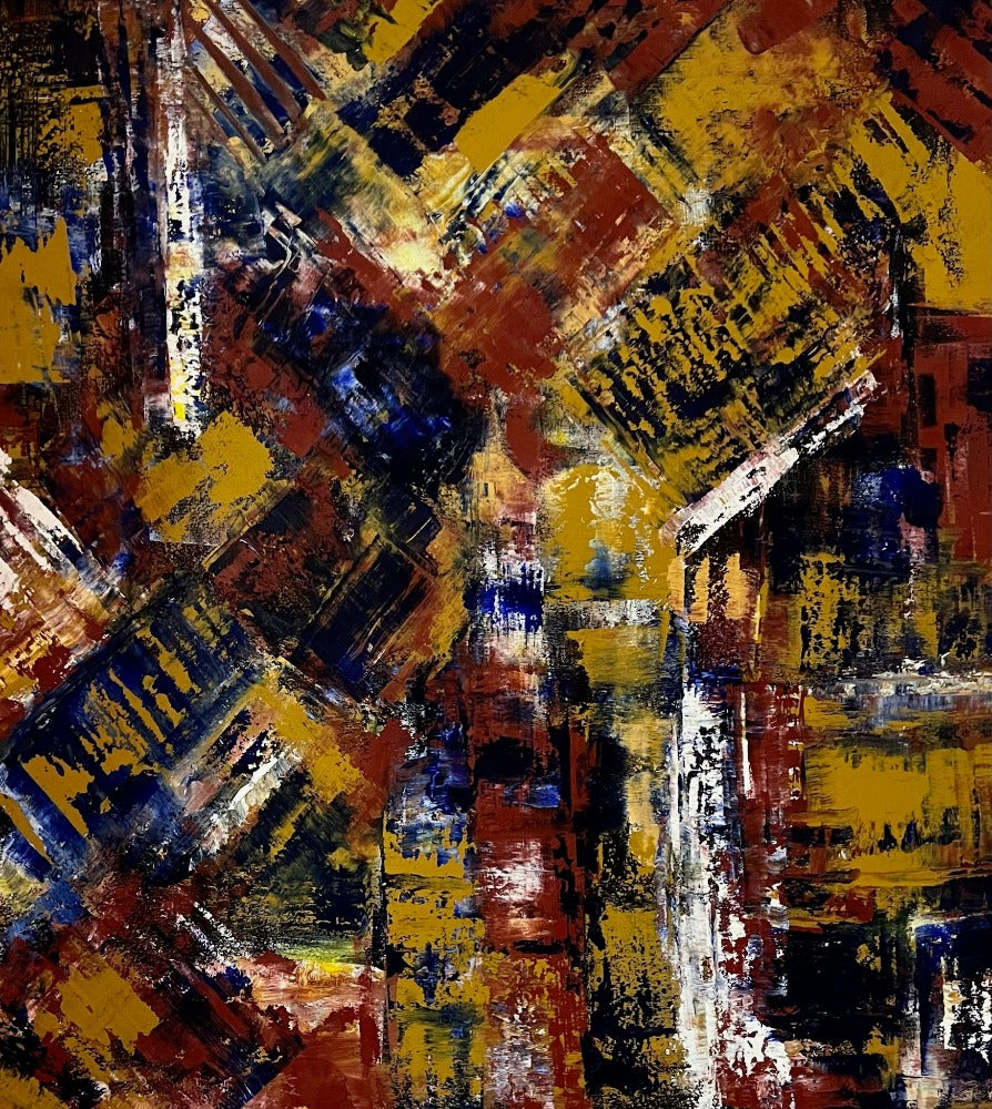 Cold wax, canadian artist, colours of history