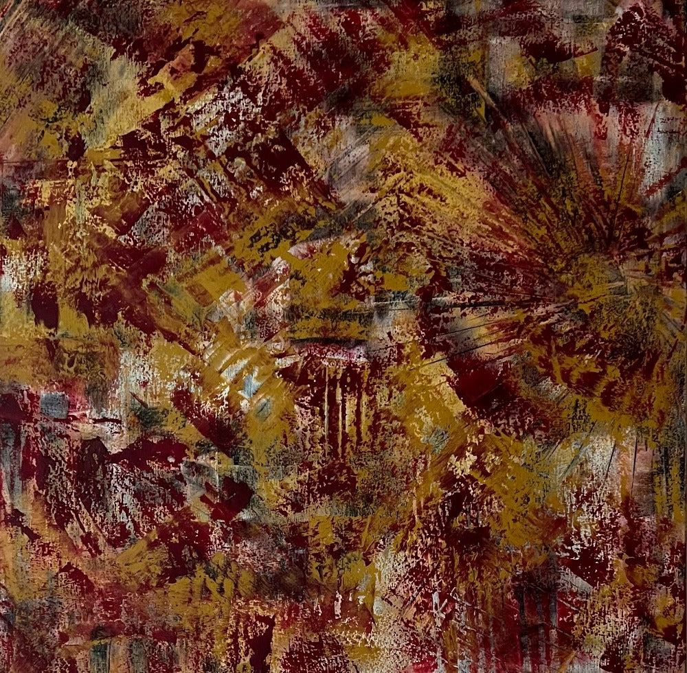 Cold wax, canadian artist, colours of history