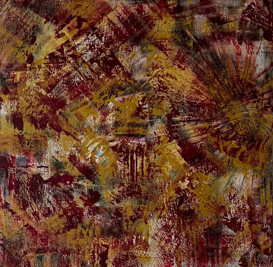 Cold wax, canadian artist, colours of history