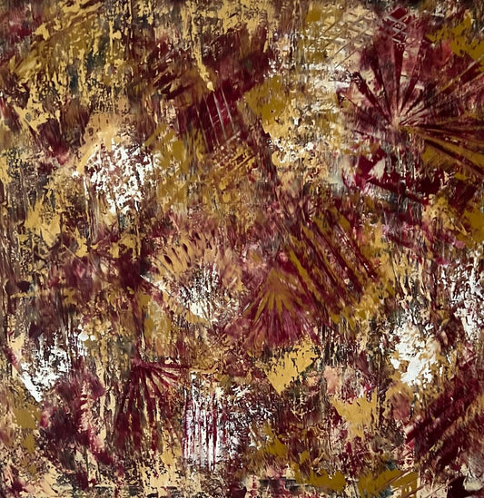 Cold wax, canadian artist, colours of history