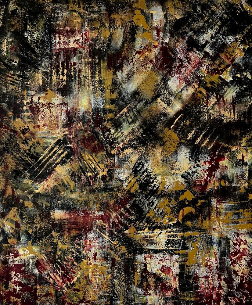 Cold wax, canadian artist, colours of history