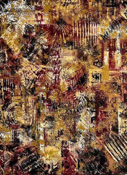 Cold wax, canadian artist, colours of history