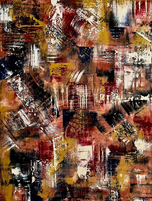 Cold wax, canadian artist, colours of history