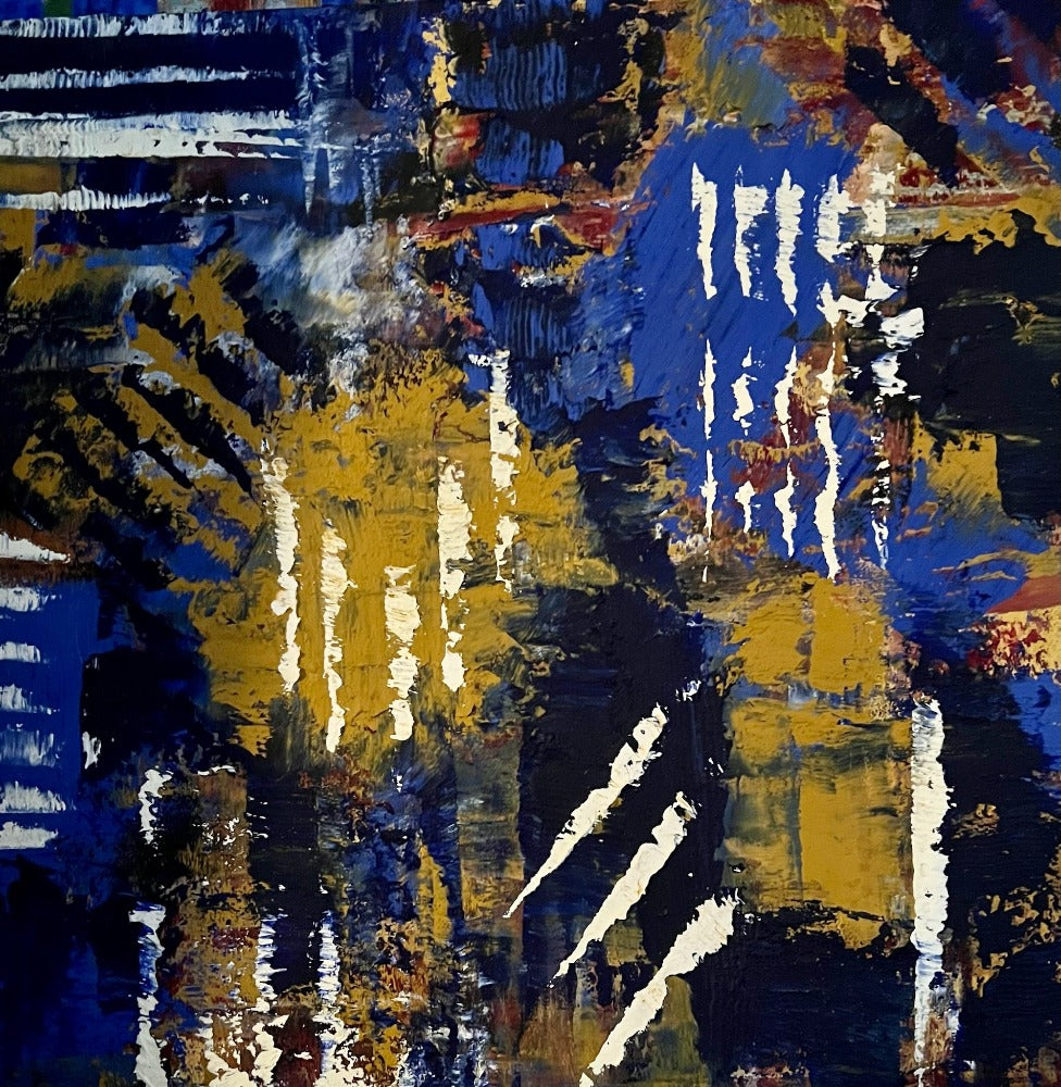 Cold wax, canadian artist, colours of history