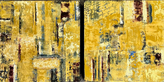 Cold wax, canadian artist, colours of history