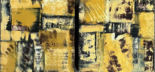 Cold wax, canadian artist, colours of history