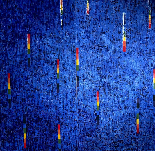 Cold wax, canadian artist, colours of history