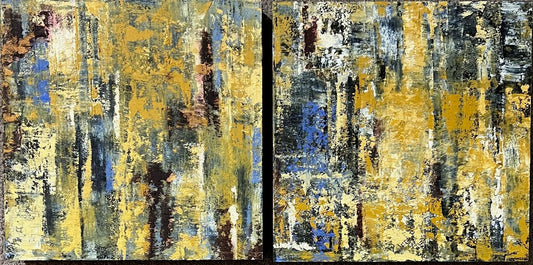 Cold wax, canadian artist, colours of history