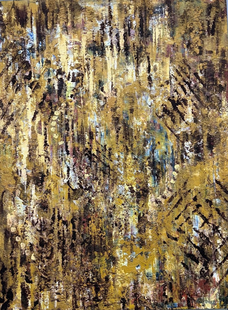 natural pigments, oil, birch panel