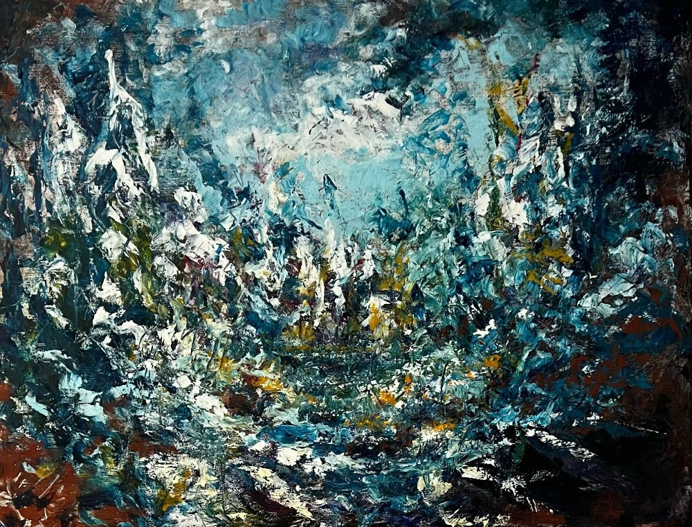 natural pigments, oil, birch panel