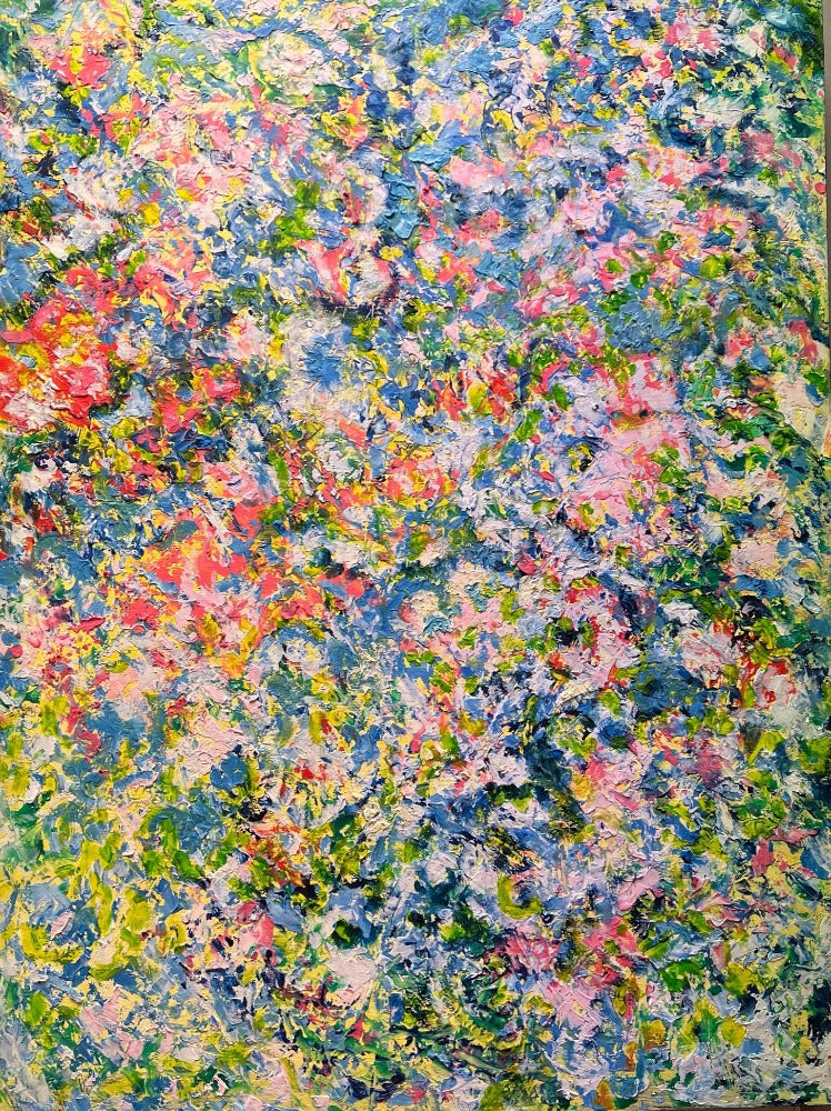 natural pigments, oil, birch panel