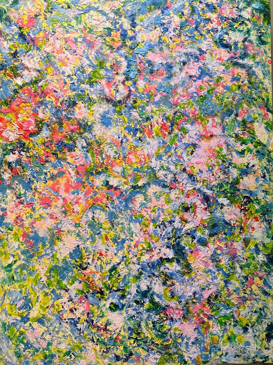 natural pigments, oil, birch panel