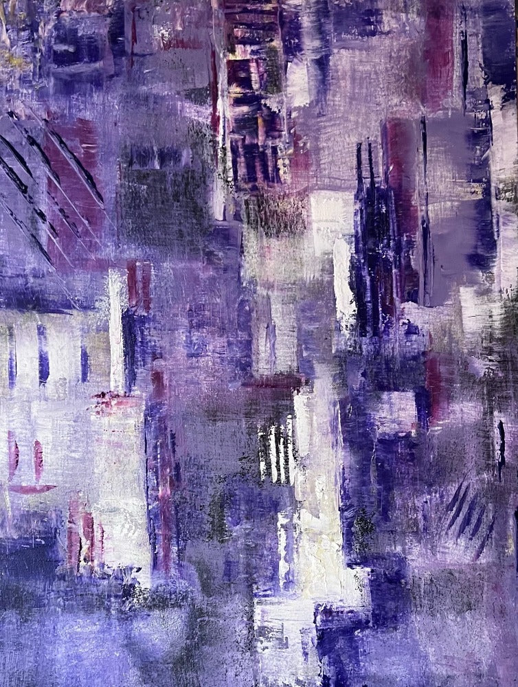 colours of history, cold wax, abstract