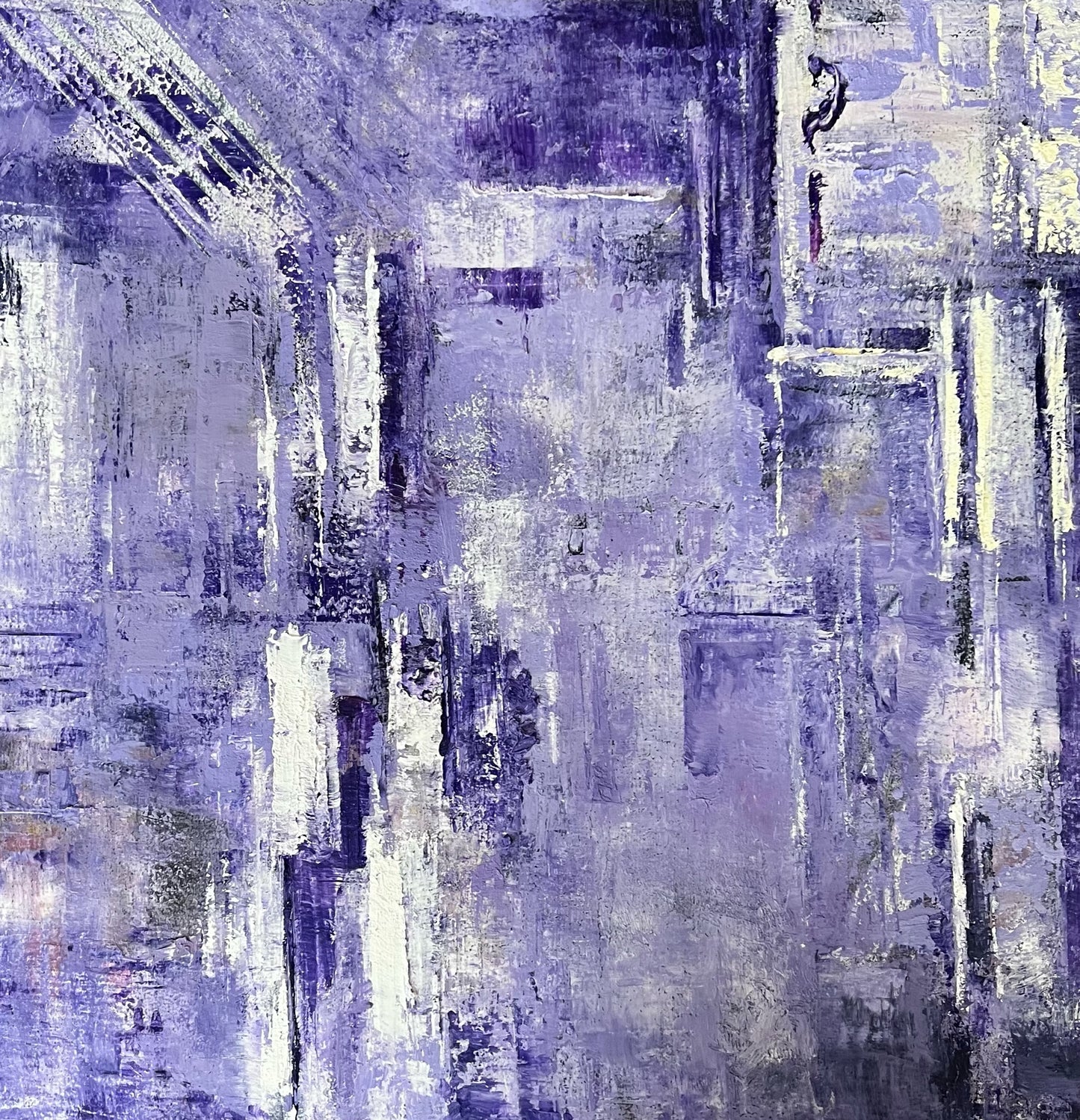 colours of history, cold wax, abstract