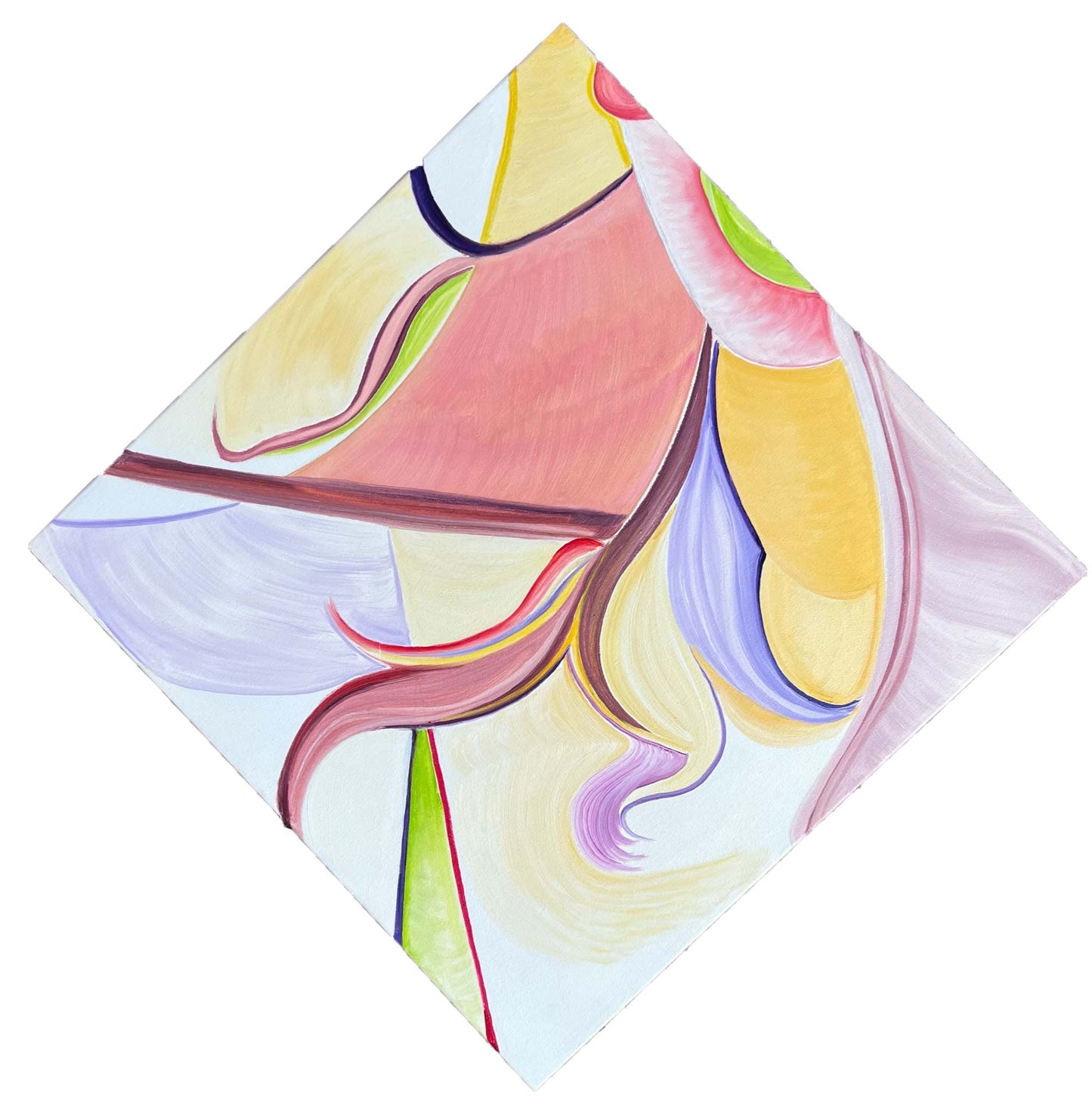 abstract, oil on canvas