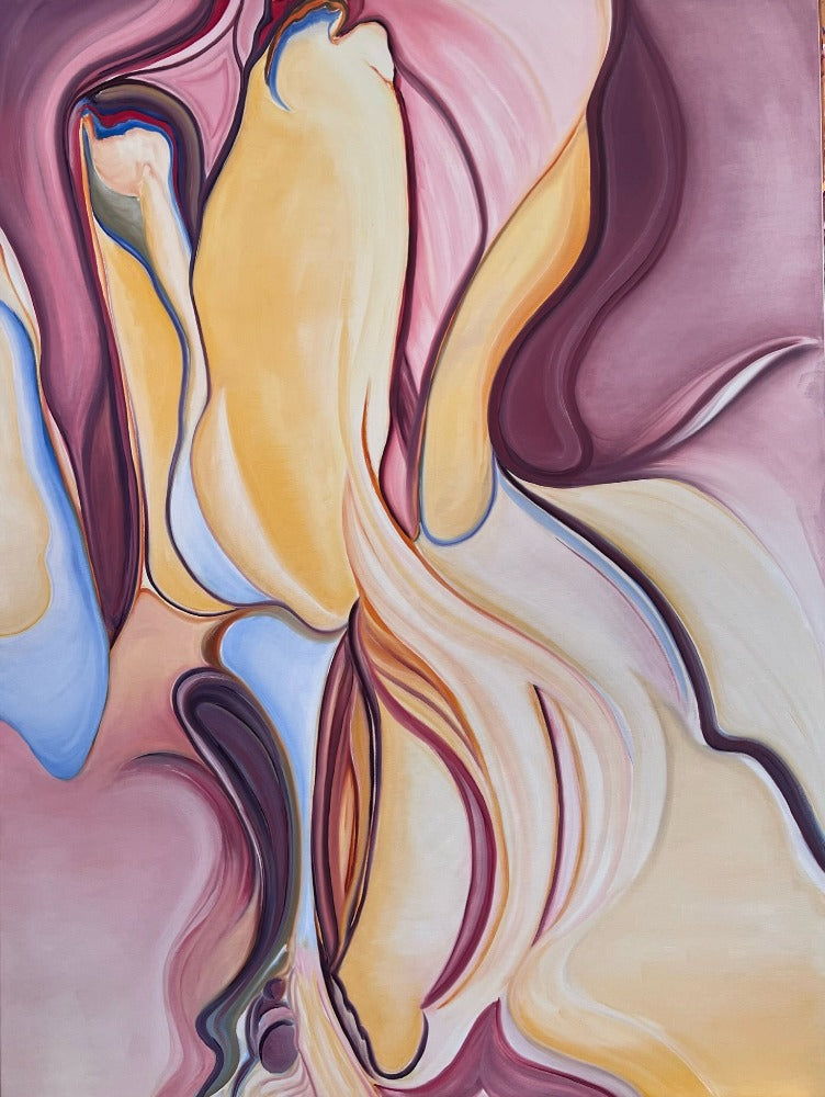 oil, gallery wrap, abstract