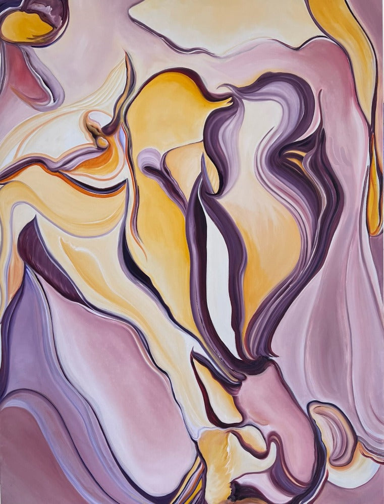 oil, gallery wrap, abstract