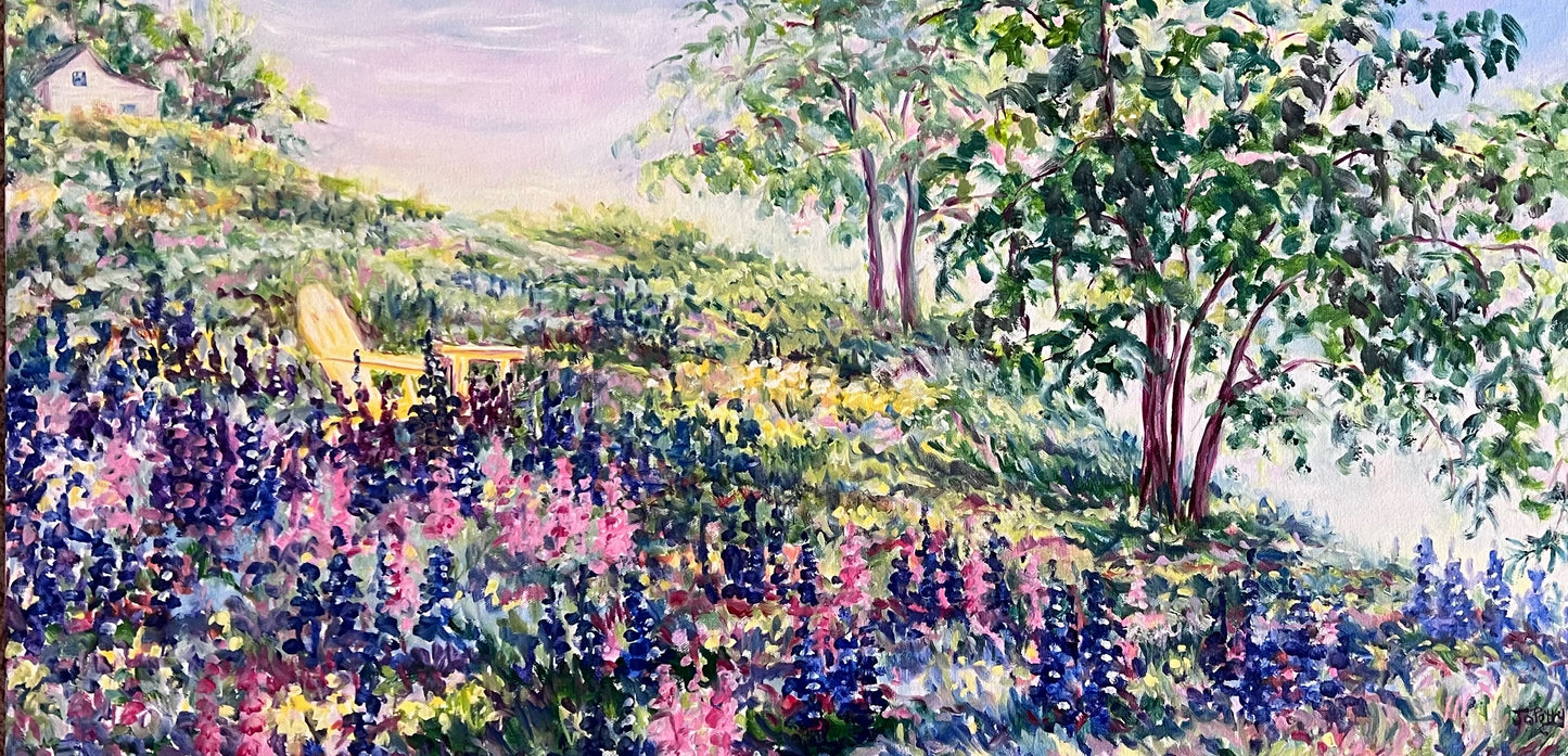 The Yellow Chair of Lunenberg 16x32