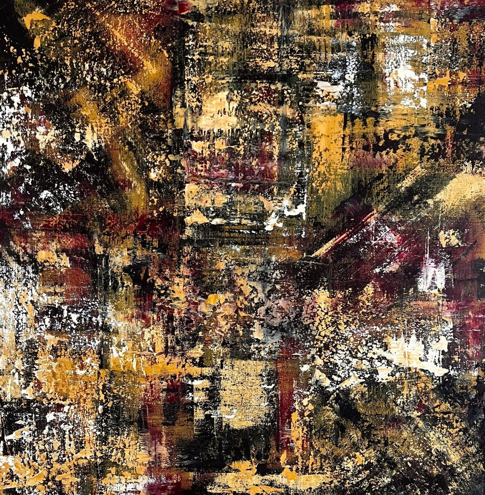 natural pigments, oil, birch panel