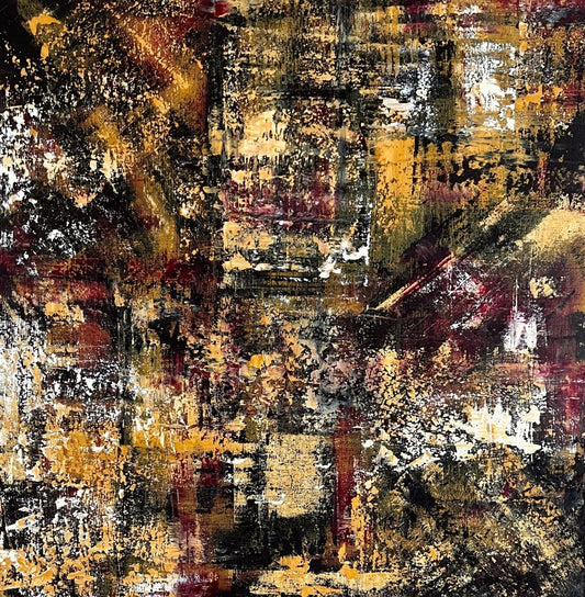 natural pigments, oil, birch panel