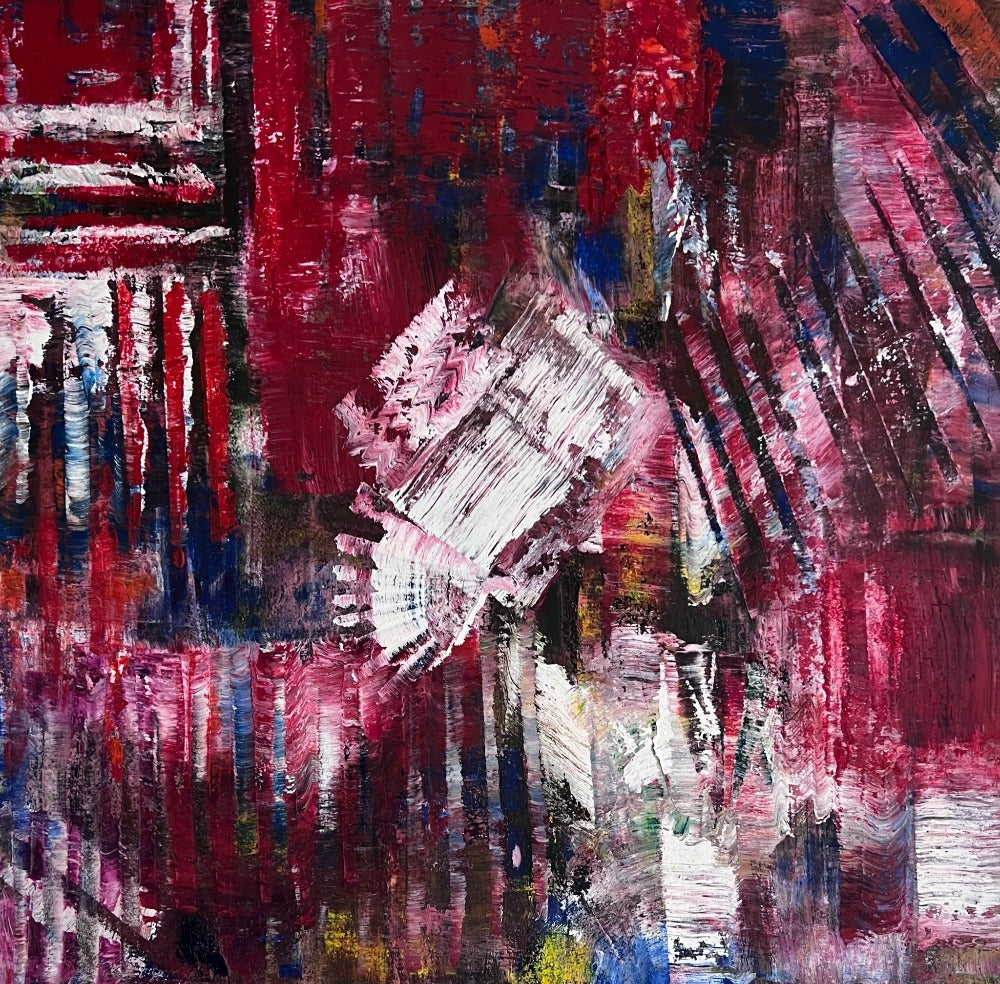 natural pigment, oil, cold wax