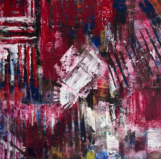 natural pigment, oil, cold wax