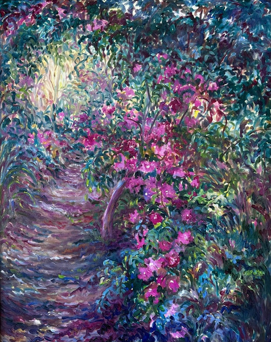 landscape, oil on canvas, hawaii