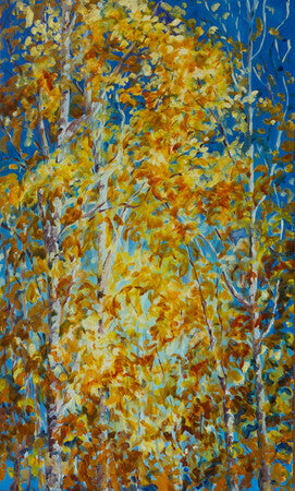 landscape, oil on canvas, fall